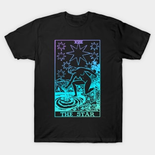 The Star Tarot Card Rider Waite Witchy T-Shirt